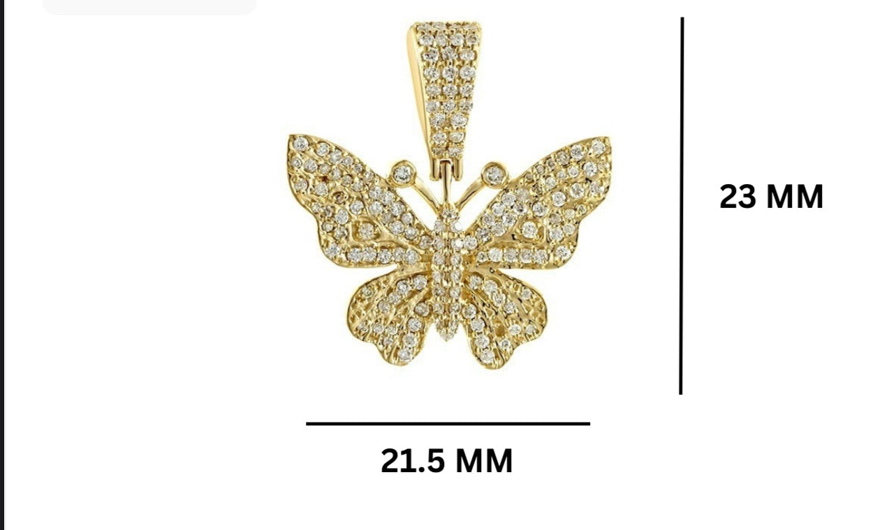 .47ct Diamond Butterfly Pendant