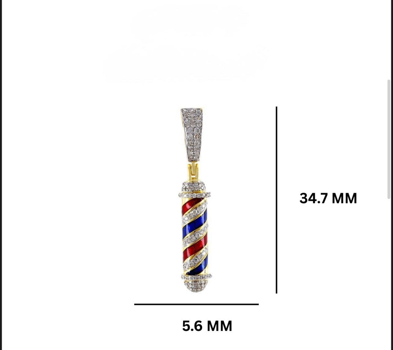 .31ct Diamond Barber Pendant