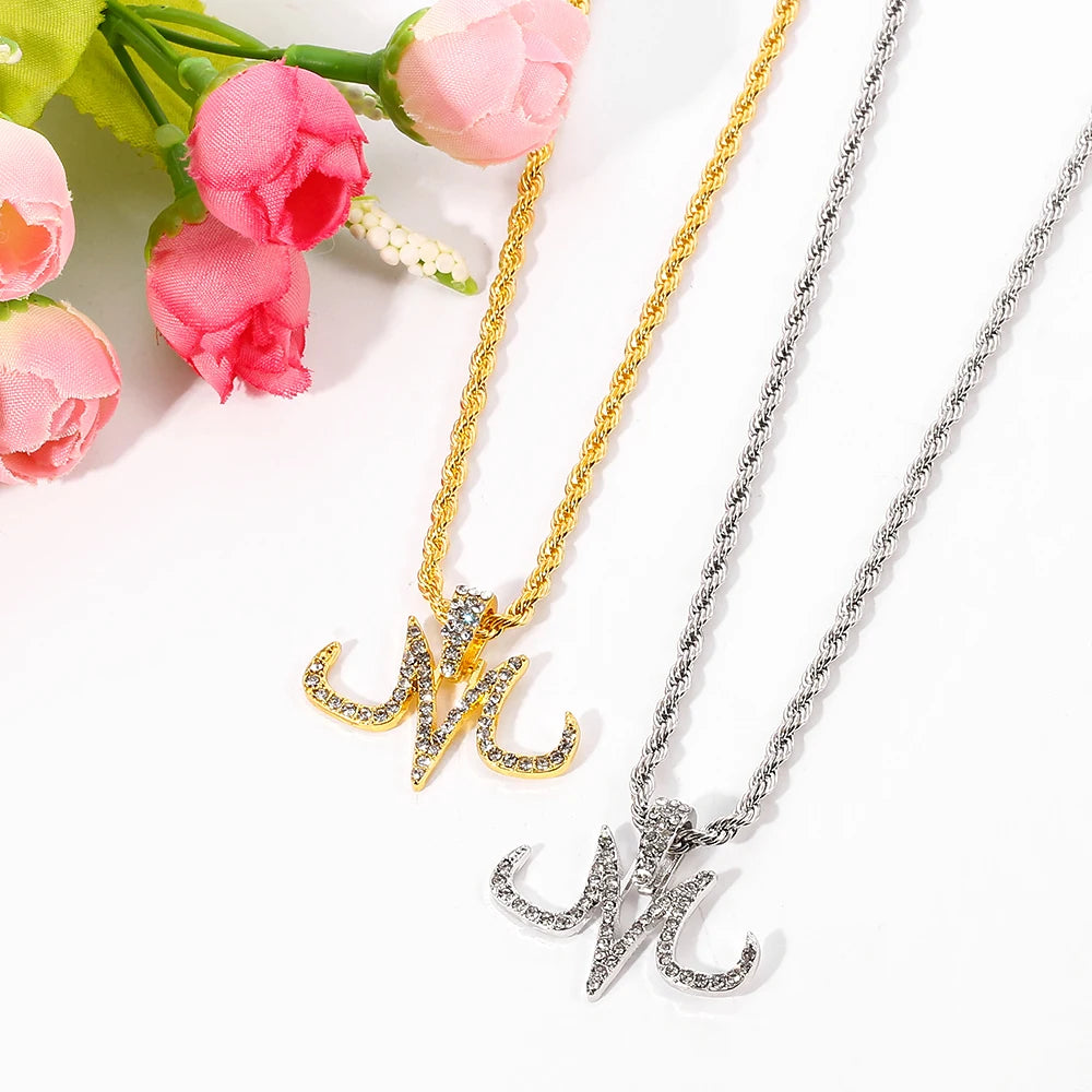 Iced Out Majin Pendant Necklace Micro Zircon