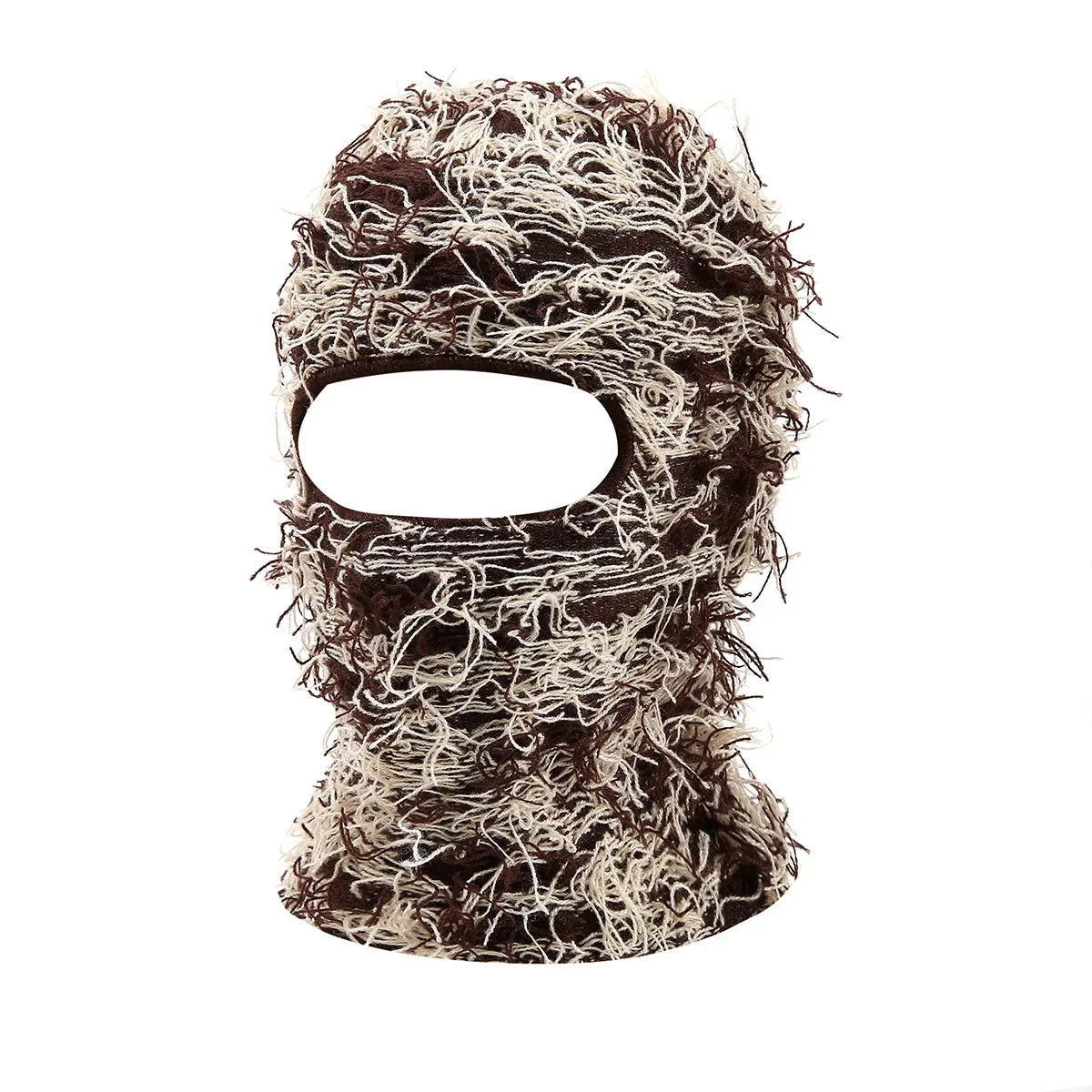 Balaclava Distressed Knitted Caps Full Face Ski Mask