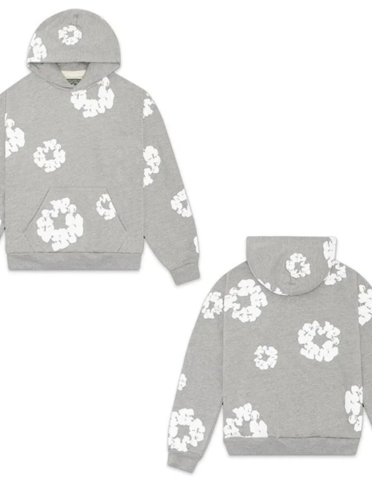 Loose Printed Hoodie
