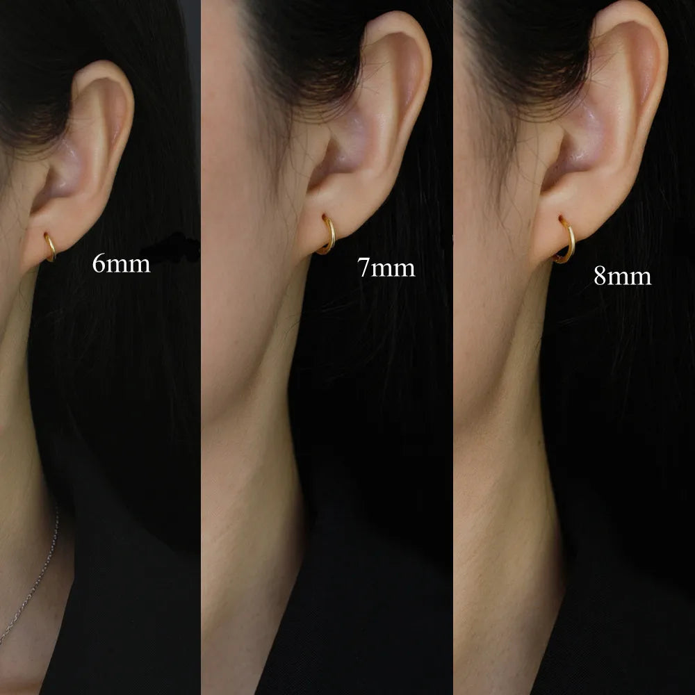 925 Sterling Hoop Earrings
