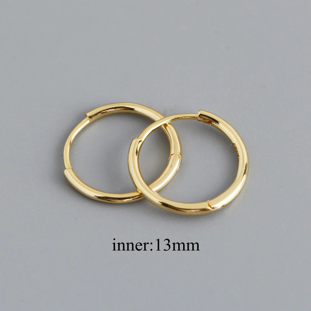925 Sterling Hoop Earrings