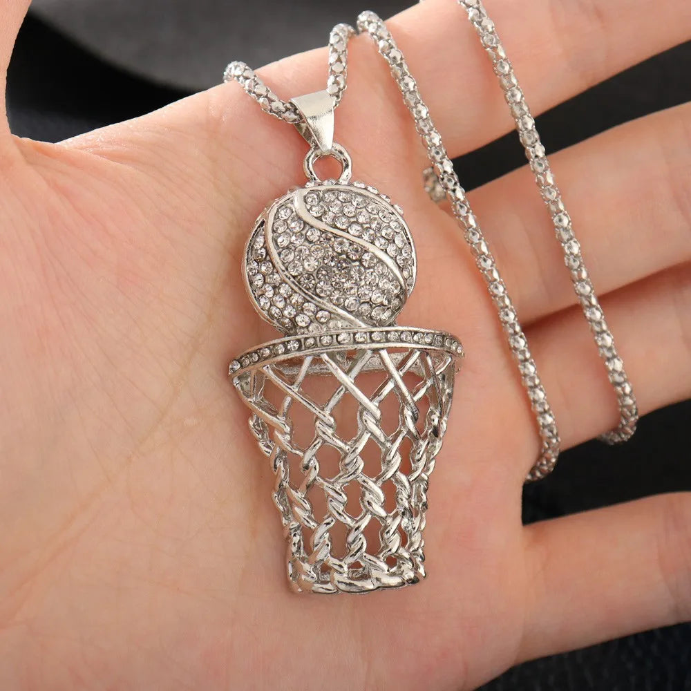 Fashion Basketball Hoop Pendant