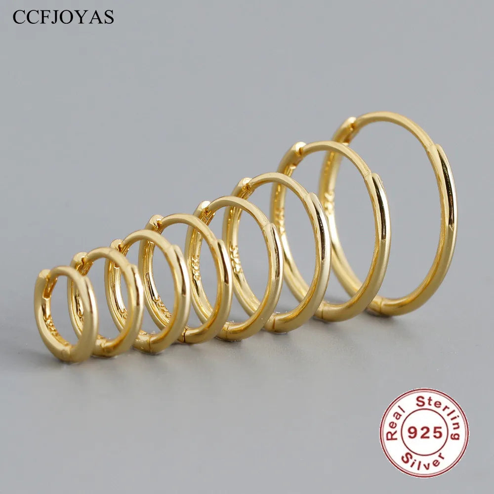 925 Sterling Hoop Earrings