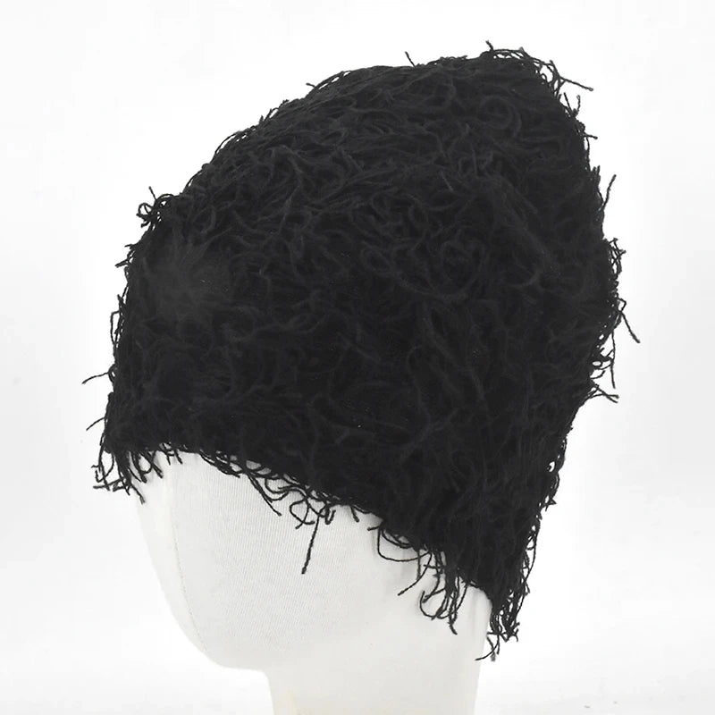 Balaclava Distressed Knitted Caps Full Face Ski Mask