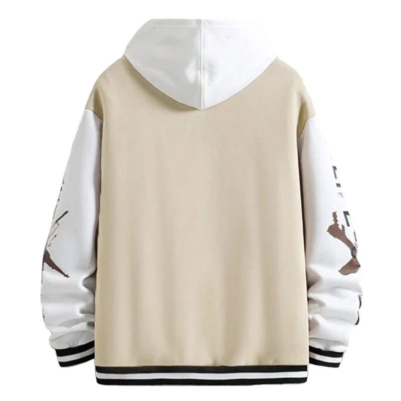 Men's Hooded Long Sleeve Jacket