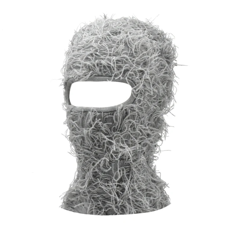 Balaclava Distressed Knitted Caps Full Face Ski Mask