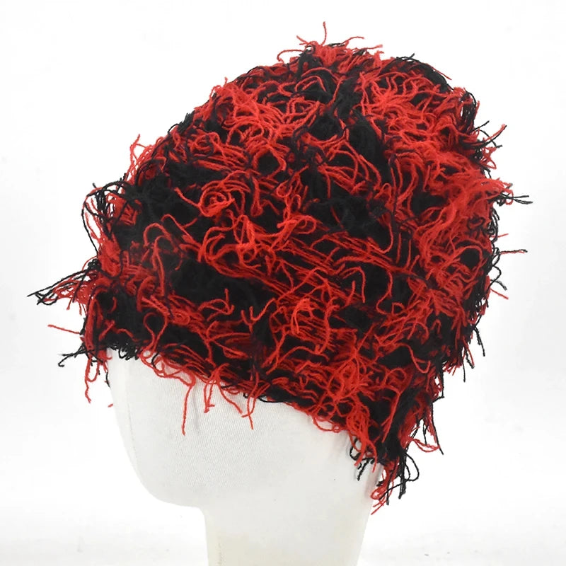Balaclava Distressed Knitted Caps Full Face Ski Mask