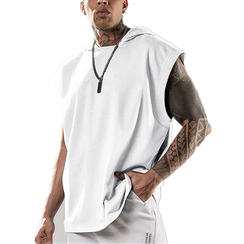 Men's Sports Sleeveless Hoodie