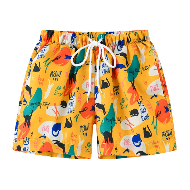 Printed Shorts Casual Vacation