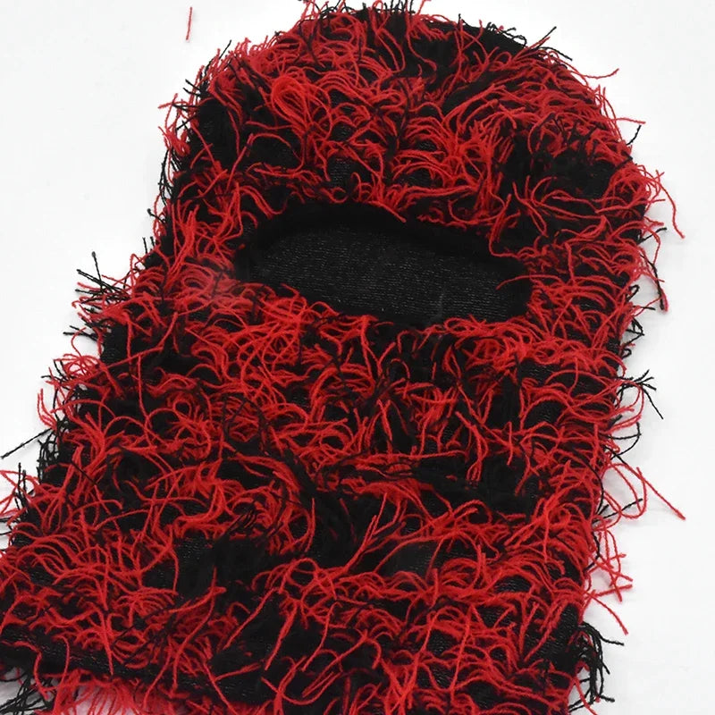 Balaclava Distressed Knitted Caps Full Face Ski Mask