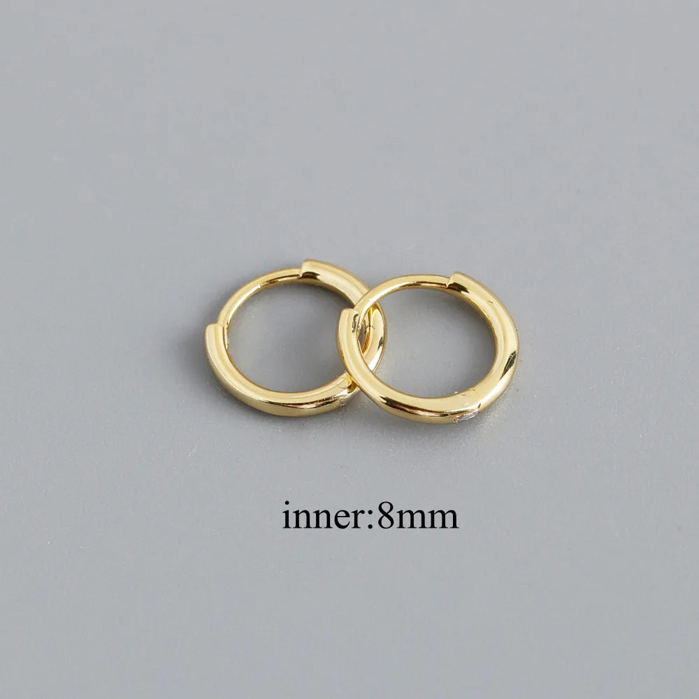 925 Sterling Hoop Earrings