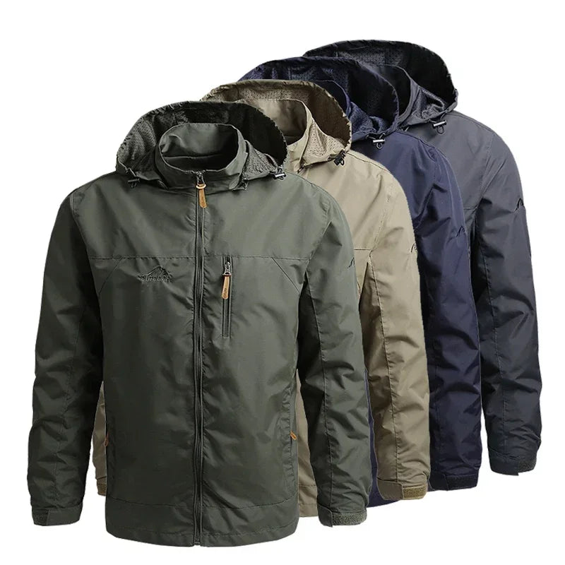 Waterproof Jackets Hooded Windbreaker