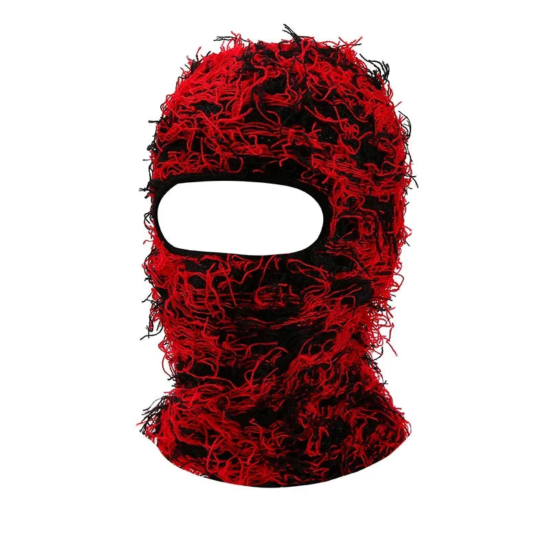 Balaclava Distressed Knitted Caps Full Face Ski Mask