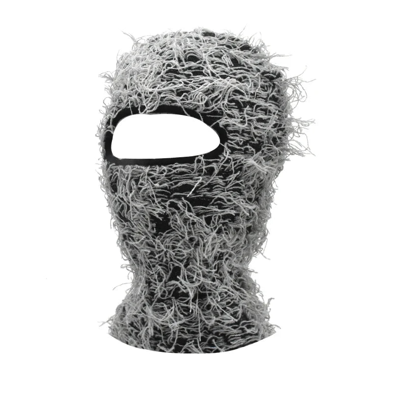 Balaclava Distressed Knitted Caps Full Face Ski Mask
