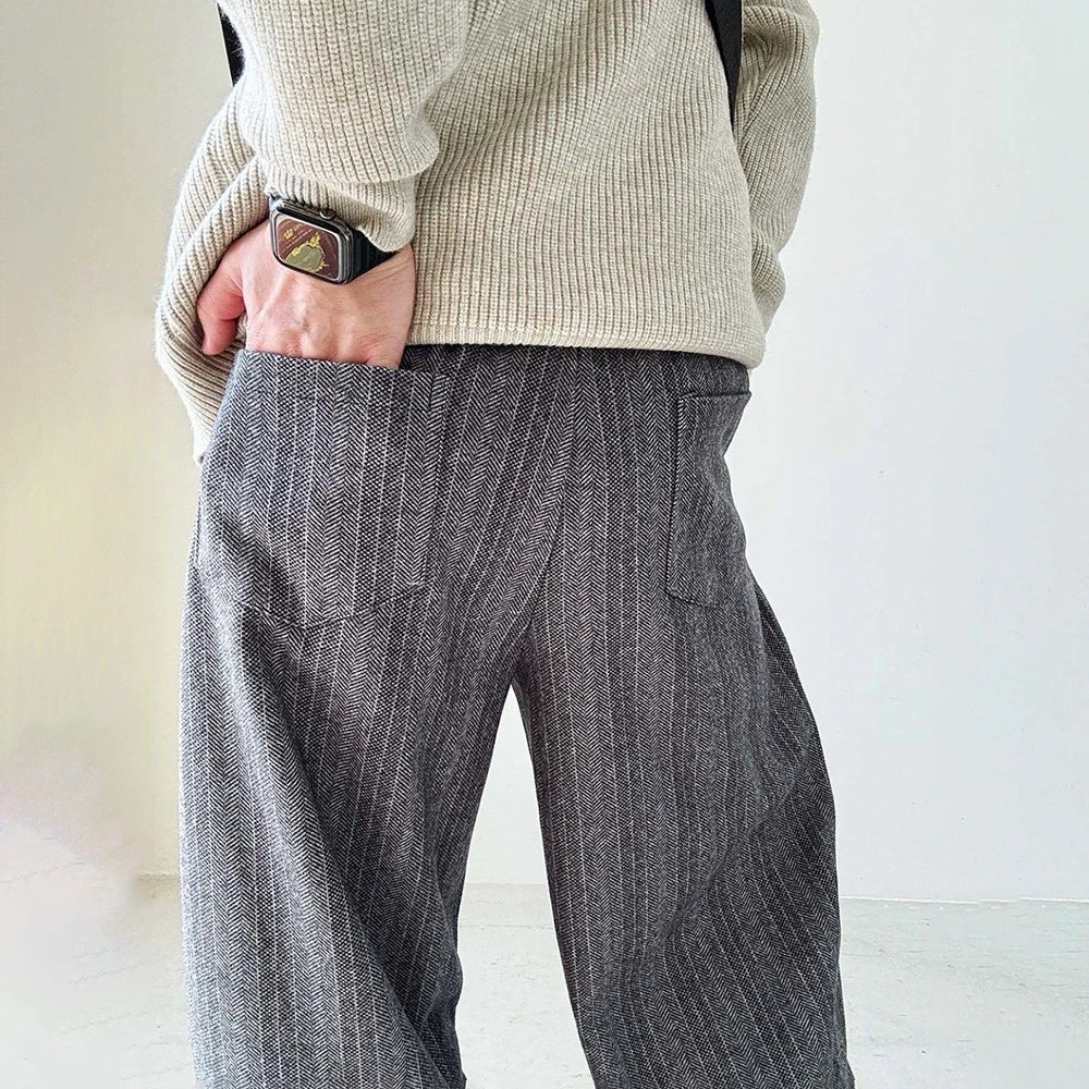 Mens Baggy Casual Pants
