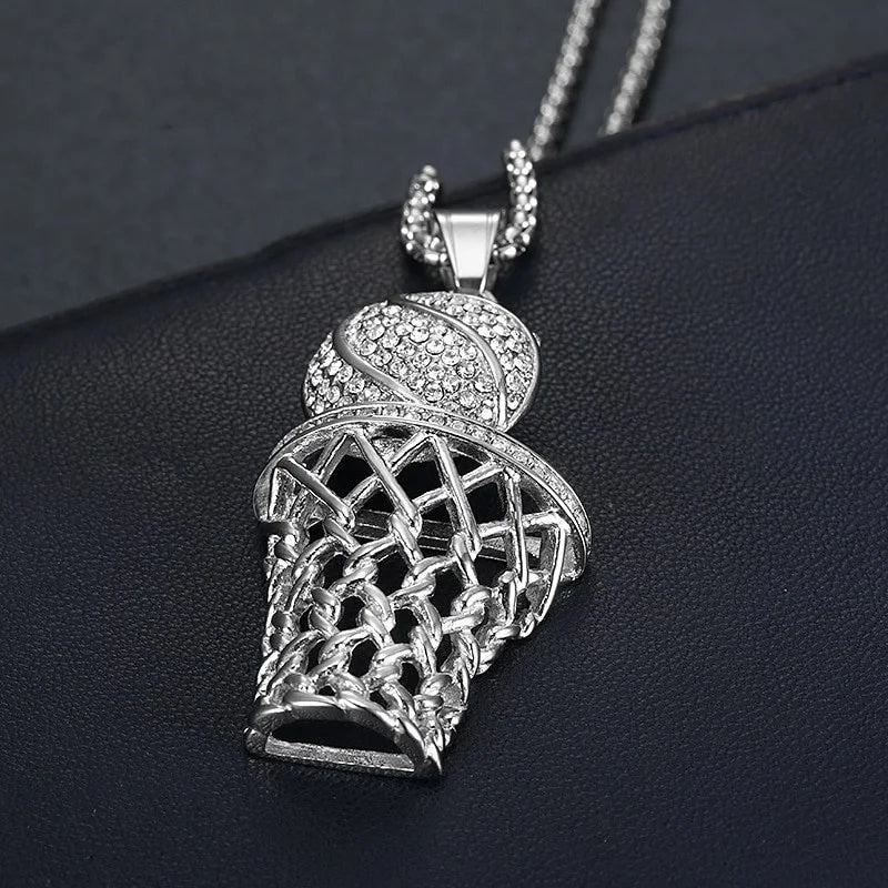 Fashion Basketball Hoop Pendant