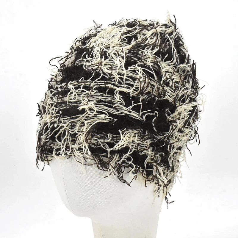 Balaclava Distressed Knitted Caps Full Face Ski Mask