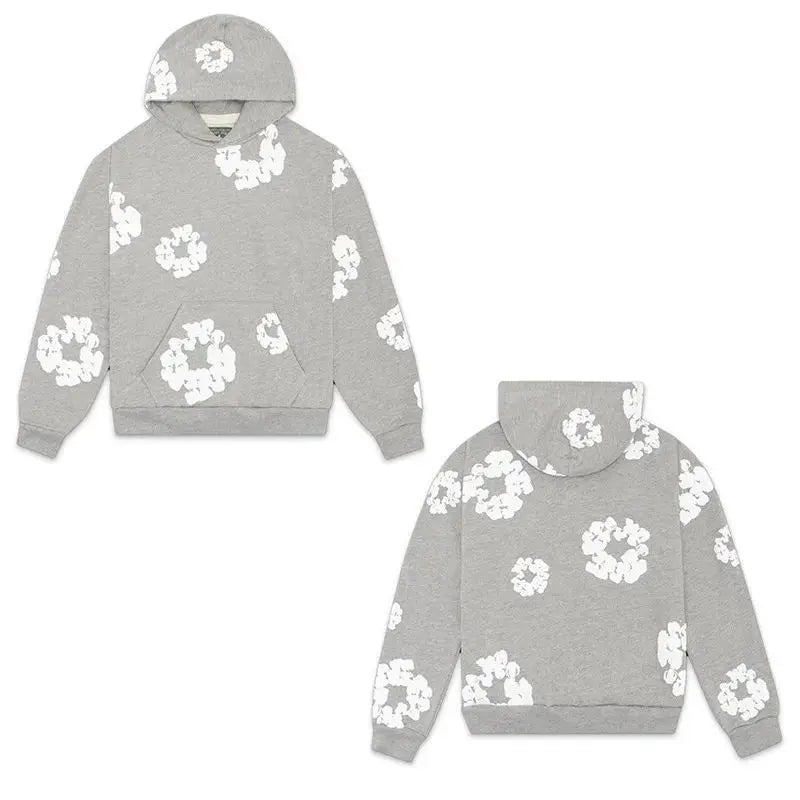 Loose Printed Hoodie