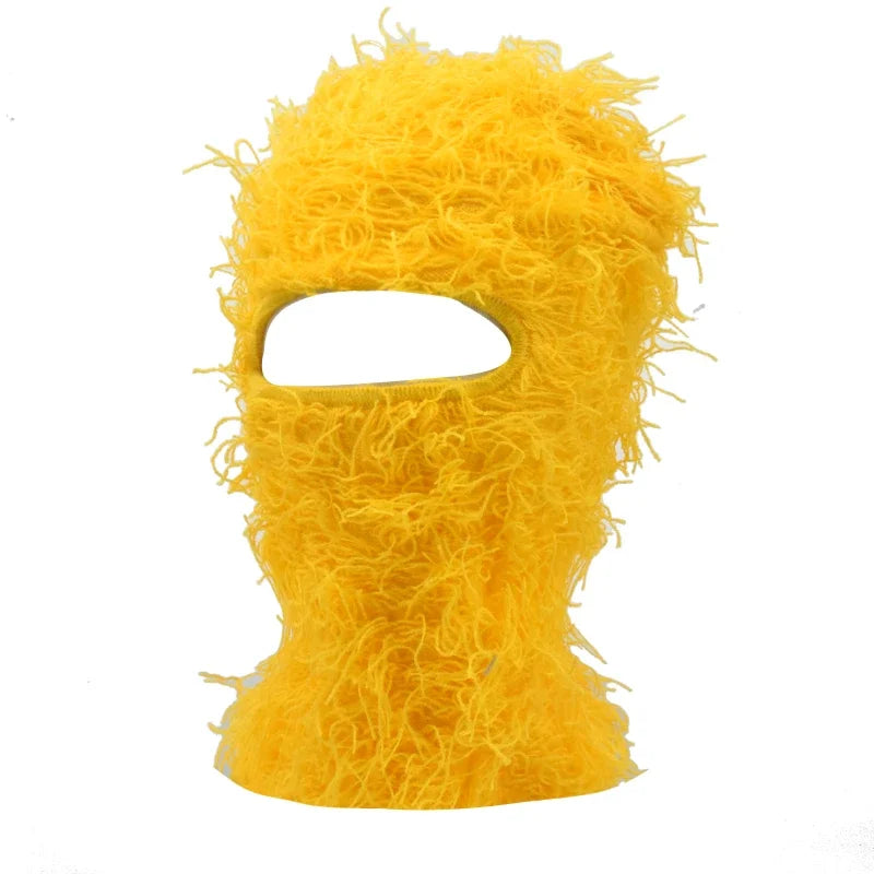Balaclava Distressed Knitted Caps Full Face Ski Mask