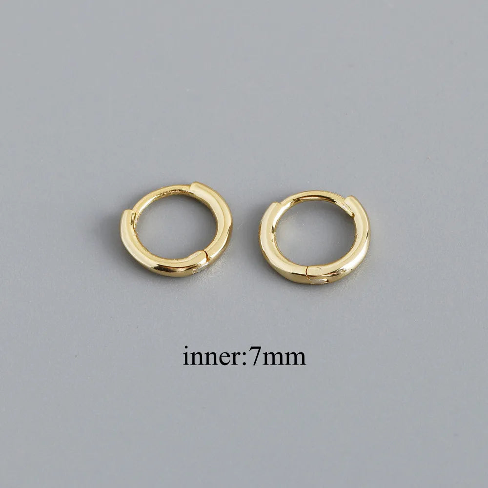 925 Sterling Hoop Earrings