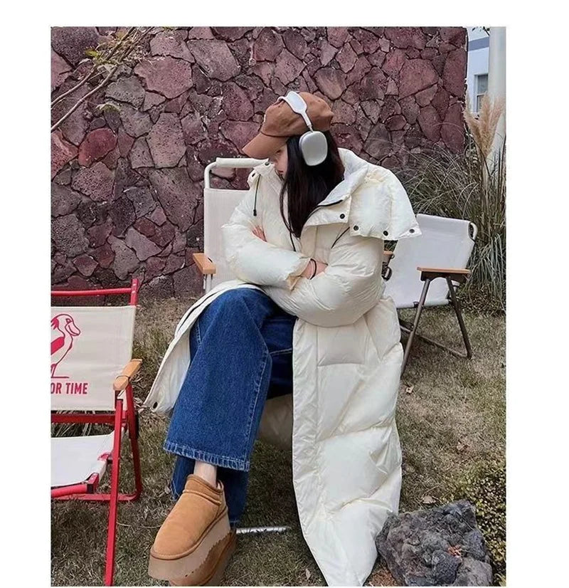 Long Winter Puffer Jacket