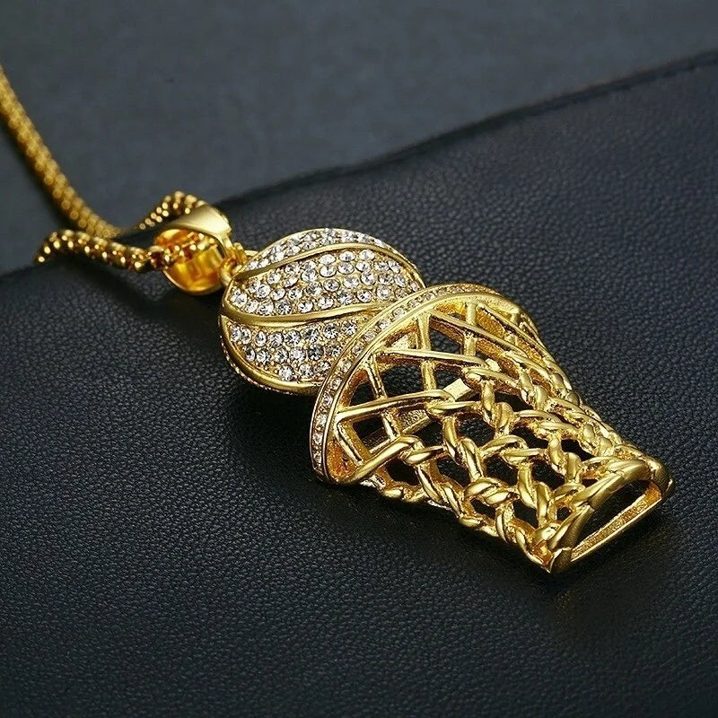 Fashion Basketball Hoop Pendant