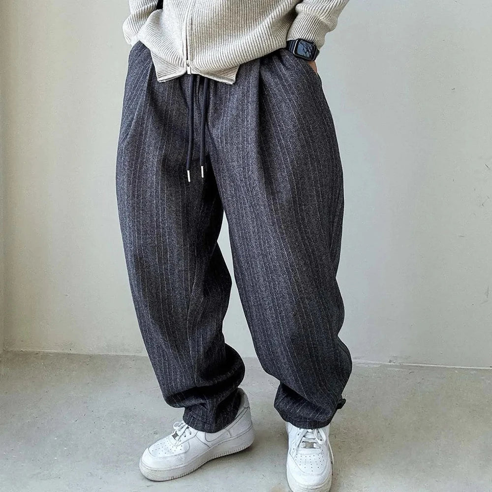 Mens Baggy Casual Pants