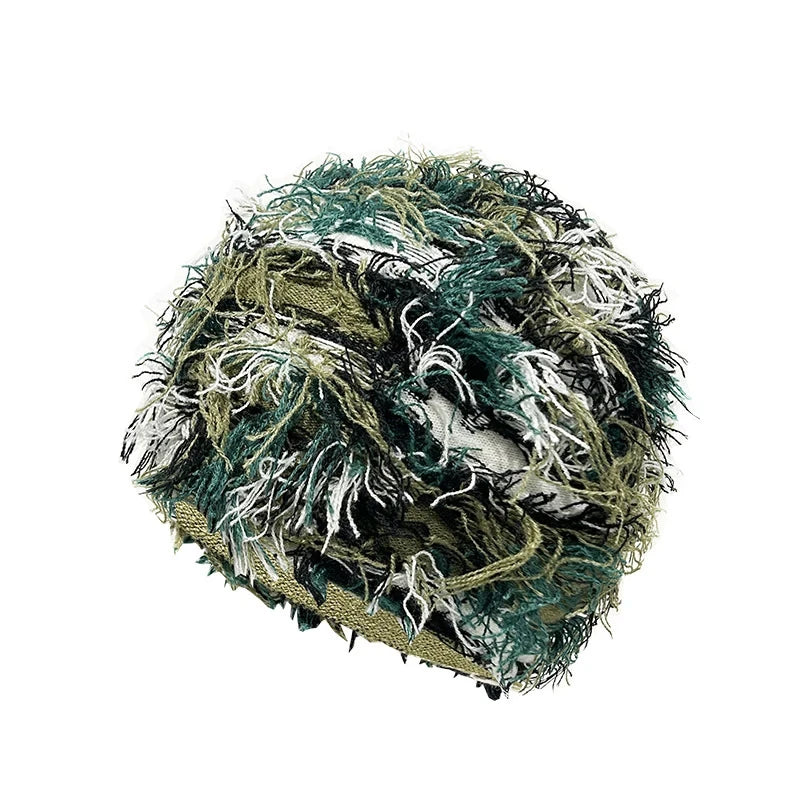 Balaclava Distressed Knitted Caps Full Face Ski Mask