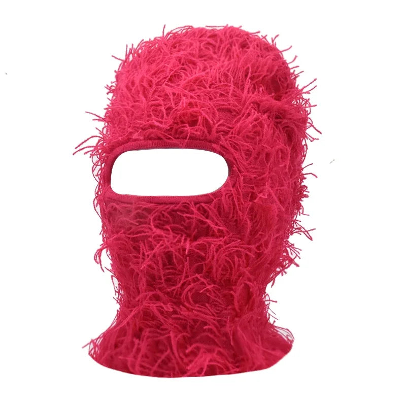 Balaclava Distressed Knitted Caps Full Face Ski Mask