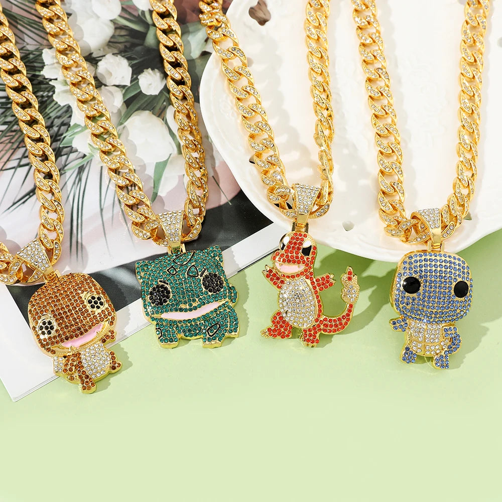 Pendant Necklace Silver Plating Pokémon