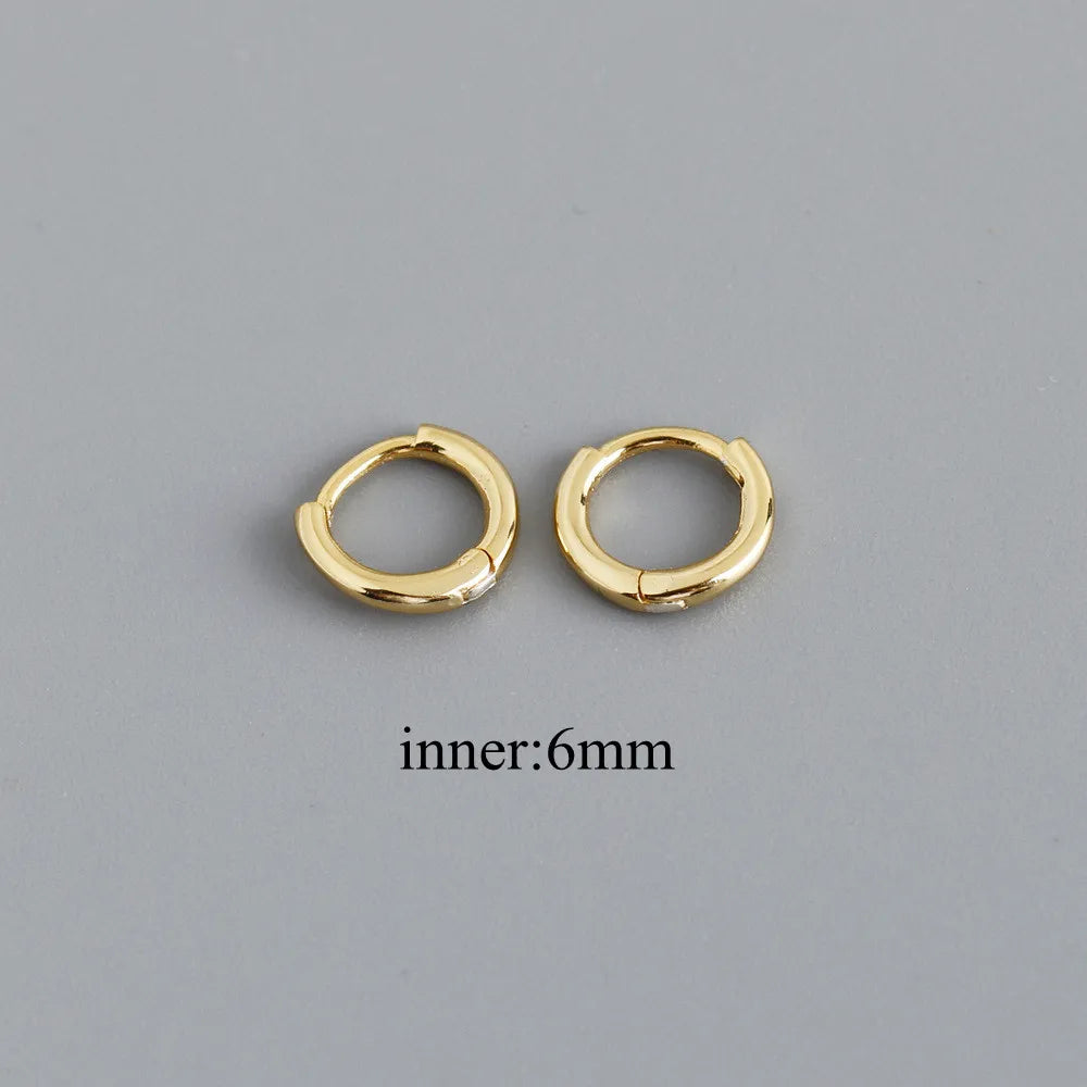 925 Sterling Hoop Earrings