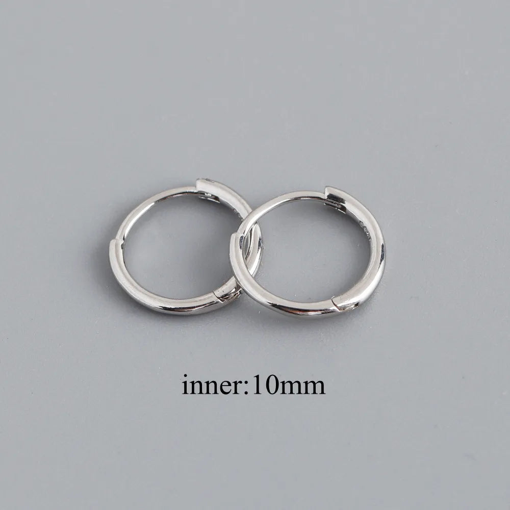 925 Sterling Hoop Earrings