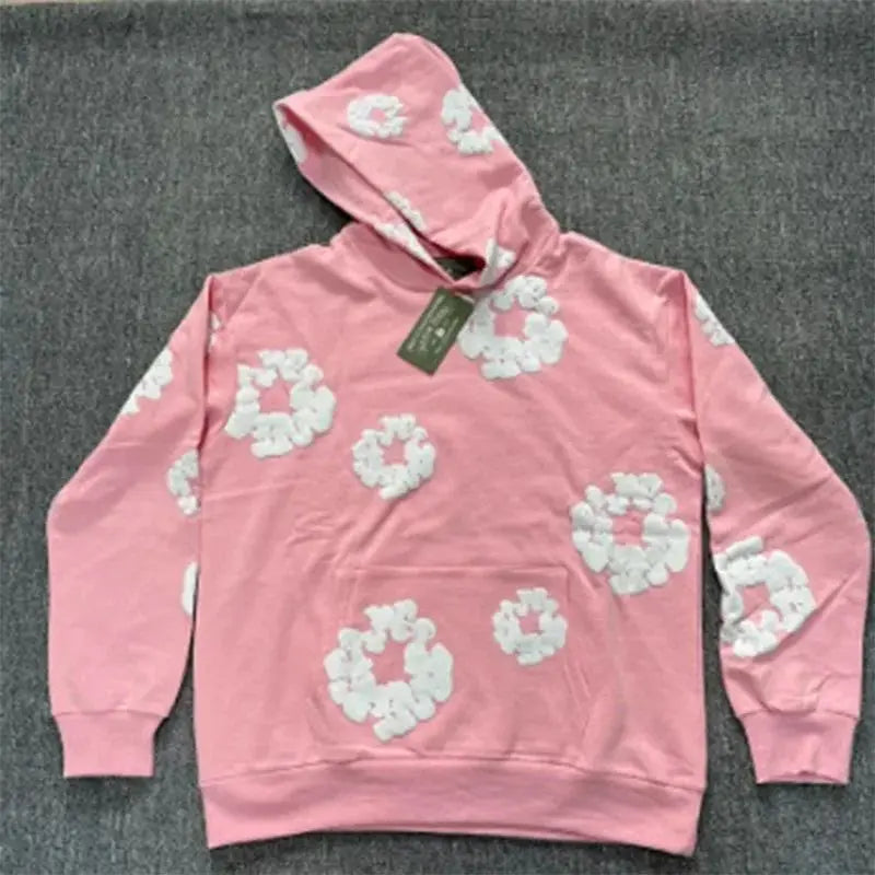 Loose Printed Hoodie