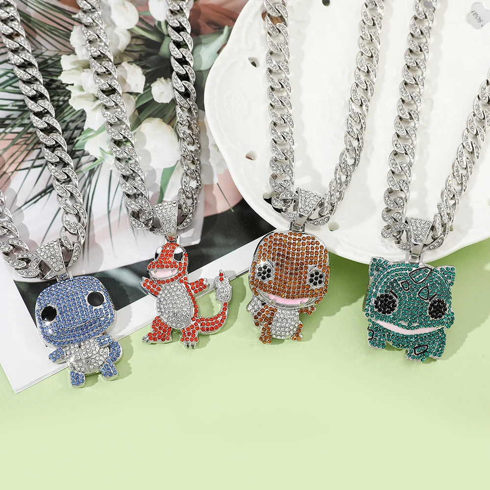 Pendant Necklace Silver Plating Pokémon