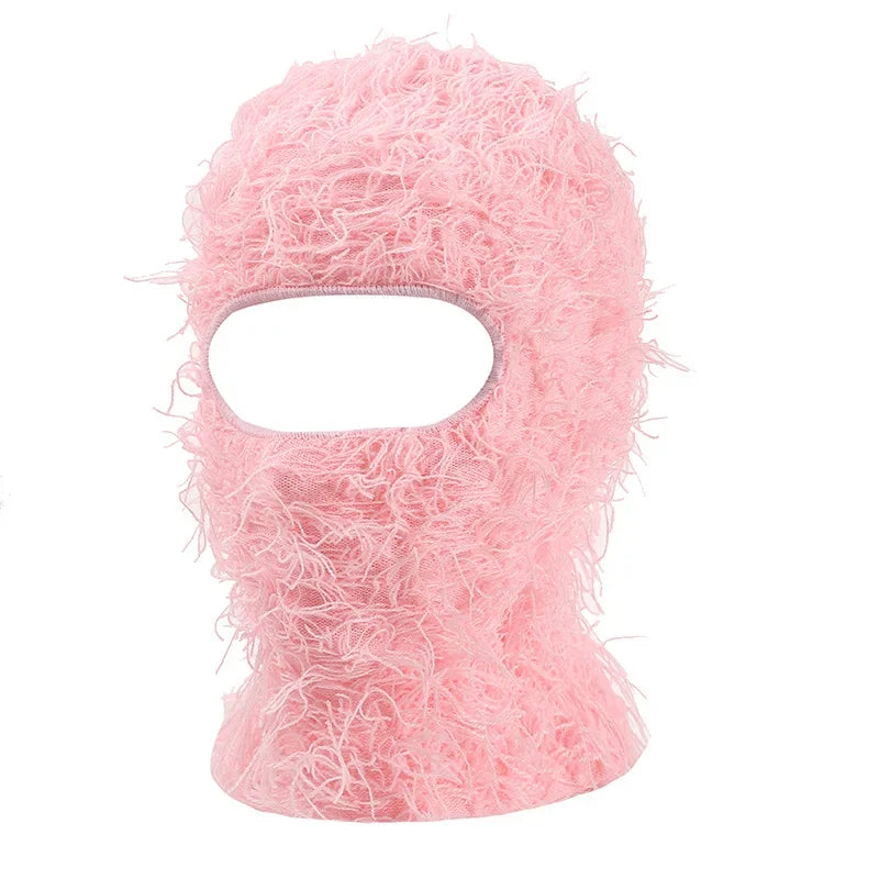 Balaclava Distressed Knitted Caps Full Face Ski Mask