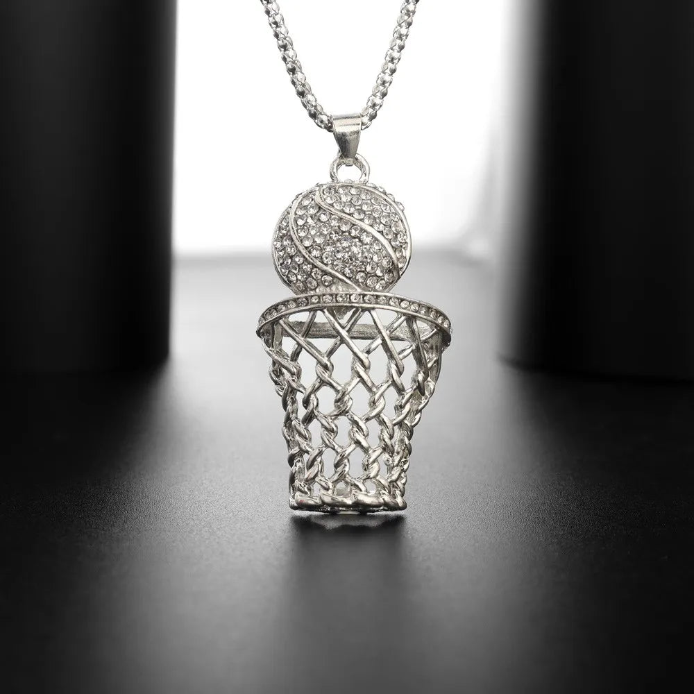Fashion Basketball Hoop Pendant