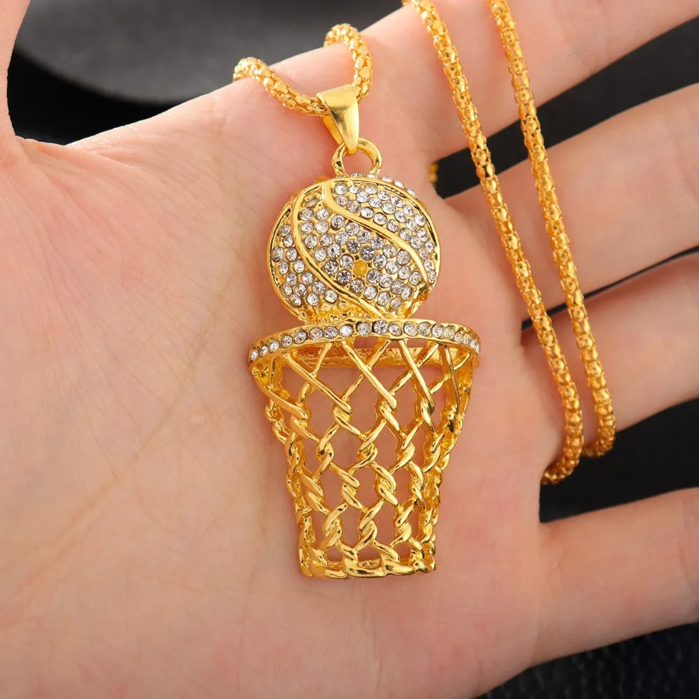 Fashion Basketball Hoop Pendant
