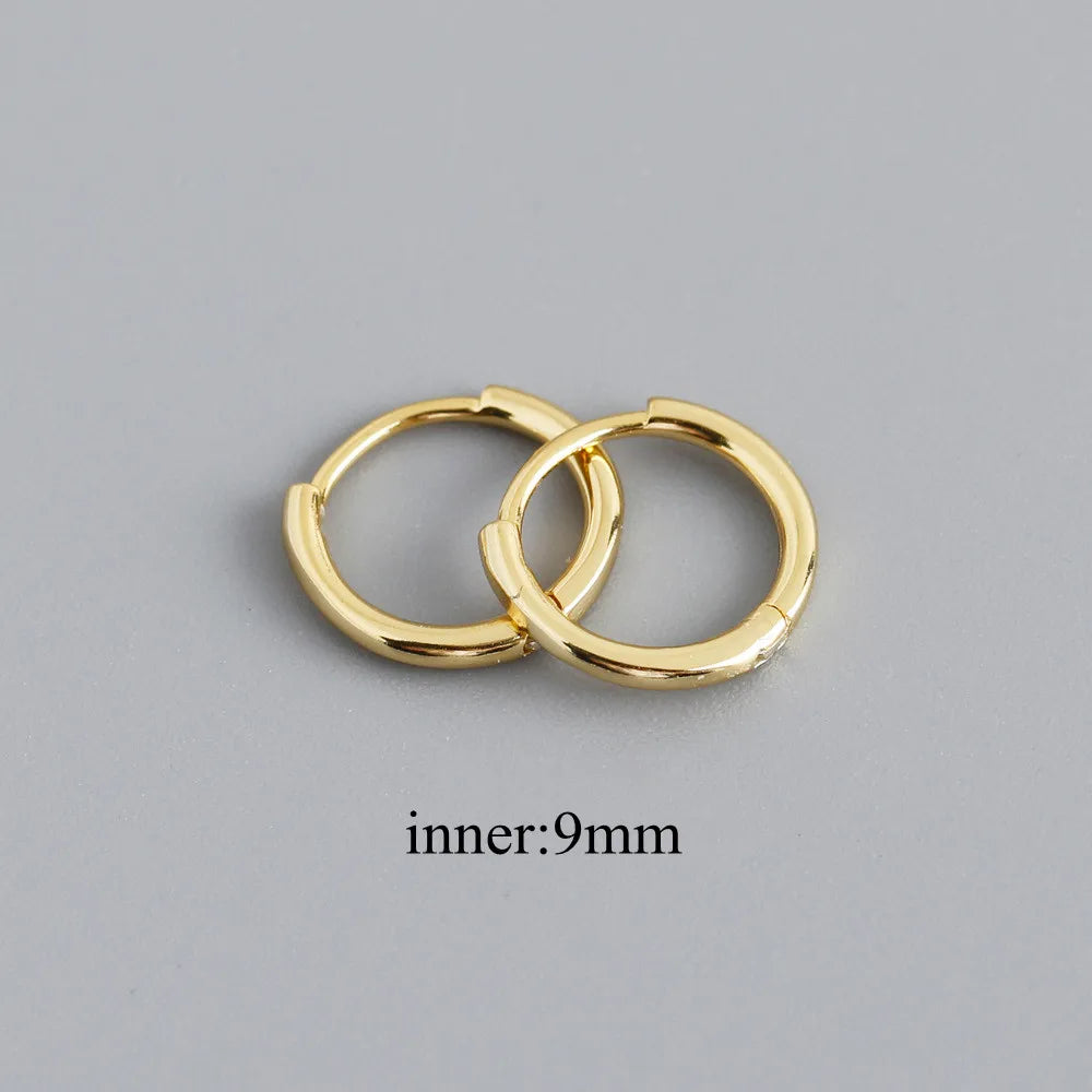 925 Sterling Hoop Earrings