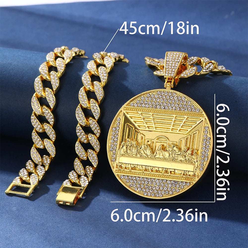 Last Supper Pendant Jewelry Necklace