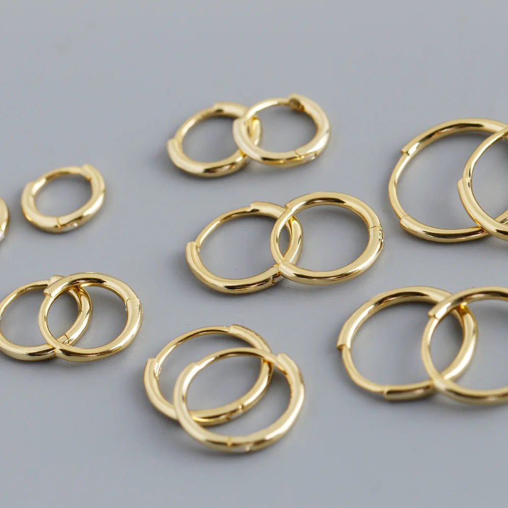 925 Sterling Hoop Earrings