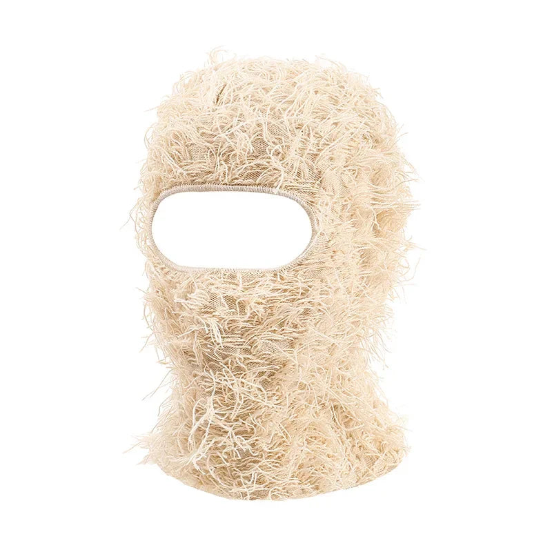 Balaclava Distressed Knitted Caps Full Face Ski Mask