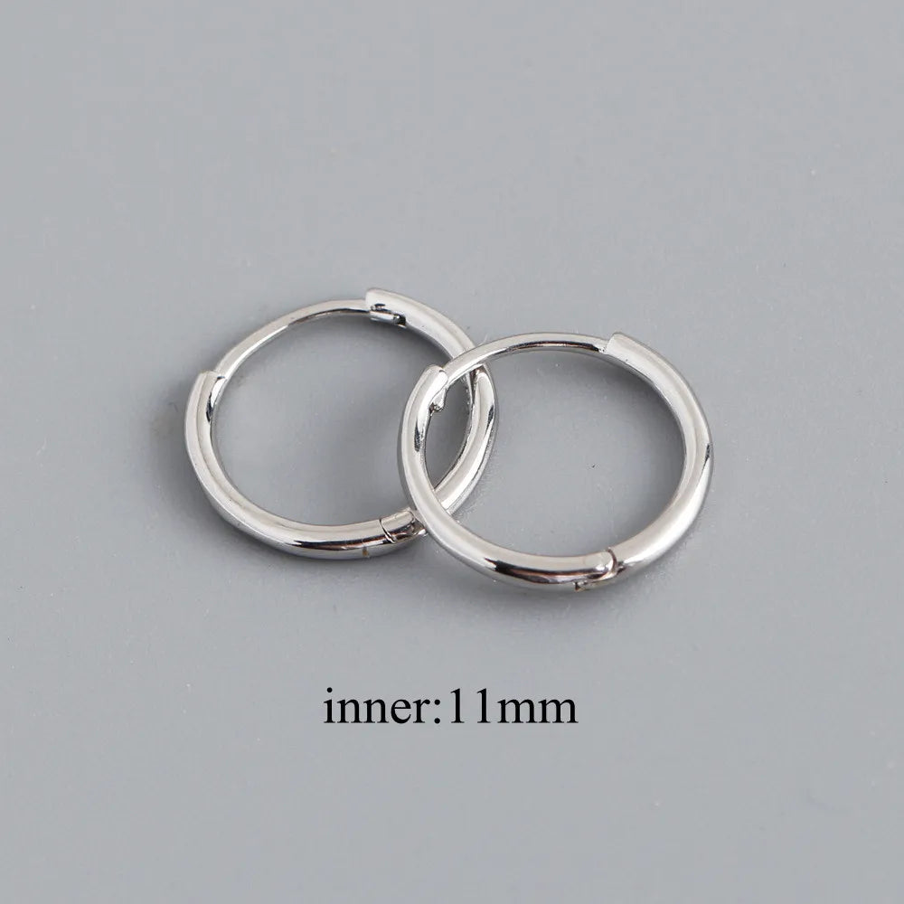 925 Sterling Hoop Earrings