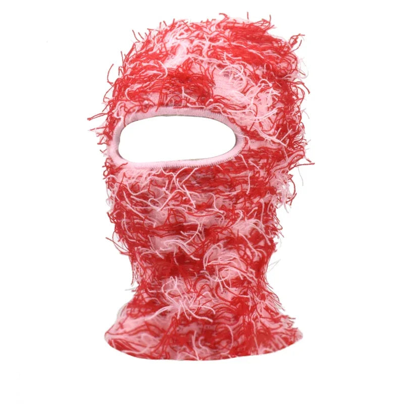 Balaclava Distressed Knitted Caps Full Face Ski Mask