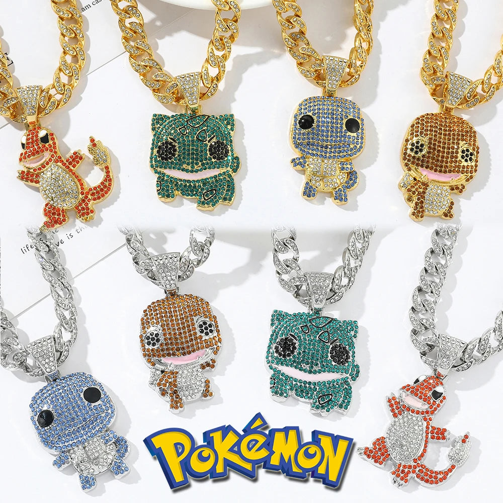 Pendant Necklace Silver Plating Pokémon