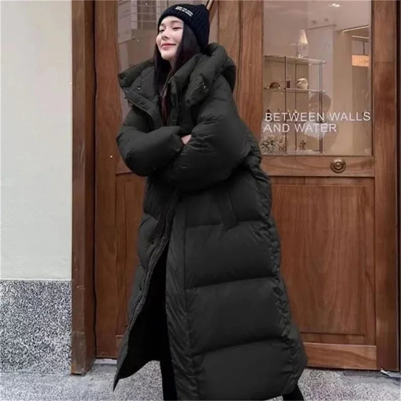 Long Winter Puffer Jacket