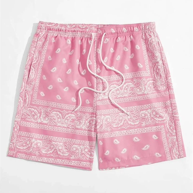 Classic Perris Pattern Beach Shorts