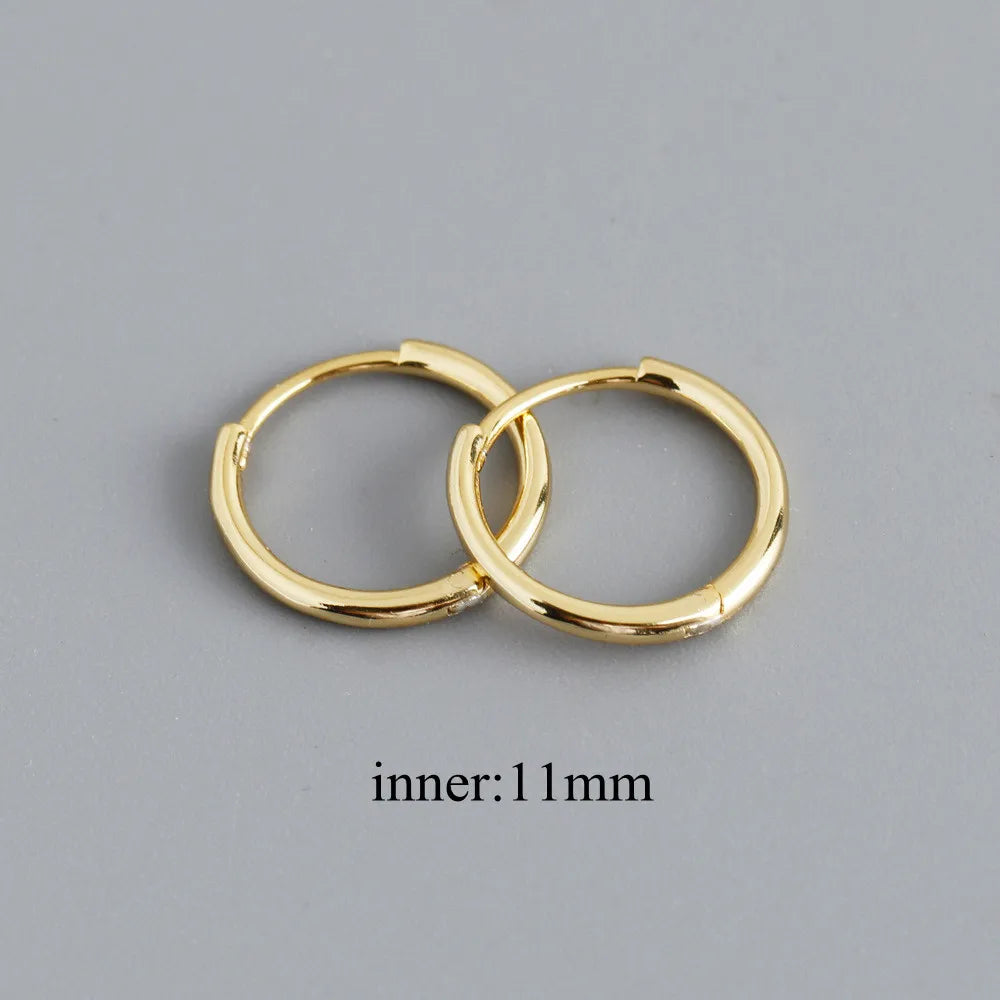 925 Sterling Hoop Earrings