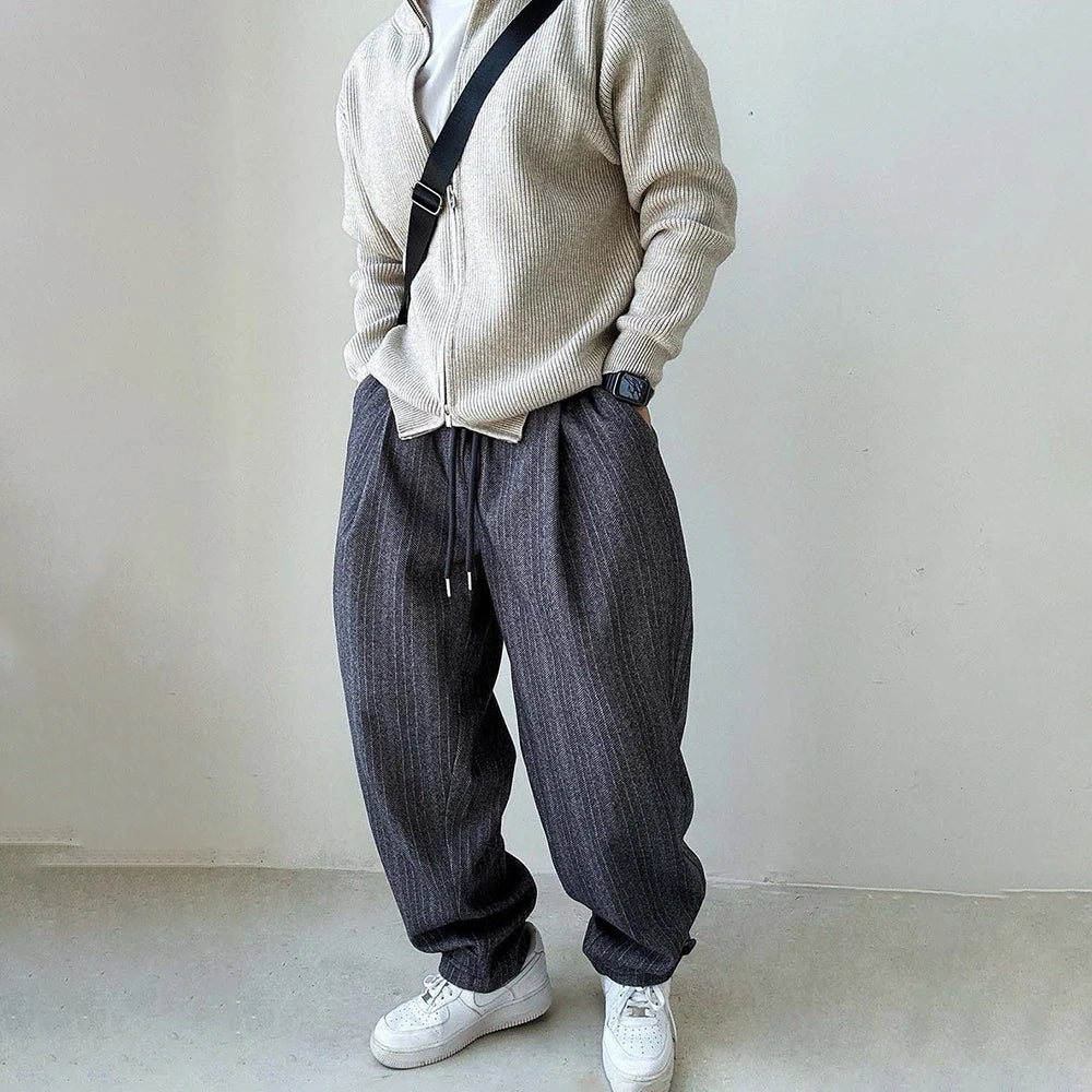 Mens Baggy Casual Pants